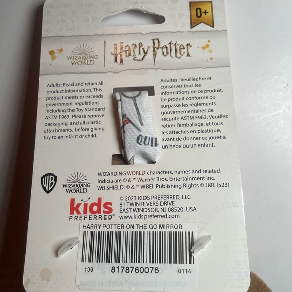 Harry Potter baby set NEW wrist rattlers, mirror toy, sensory blanket/teether - Picture 6 of 9